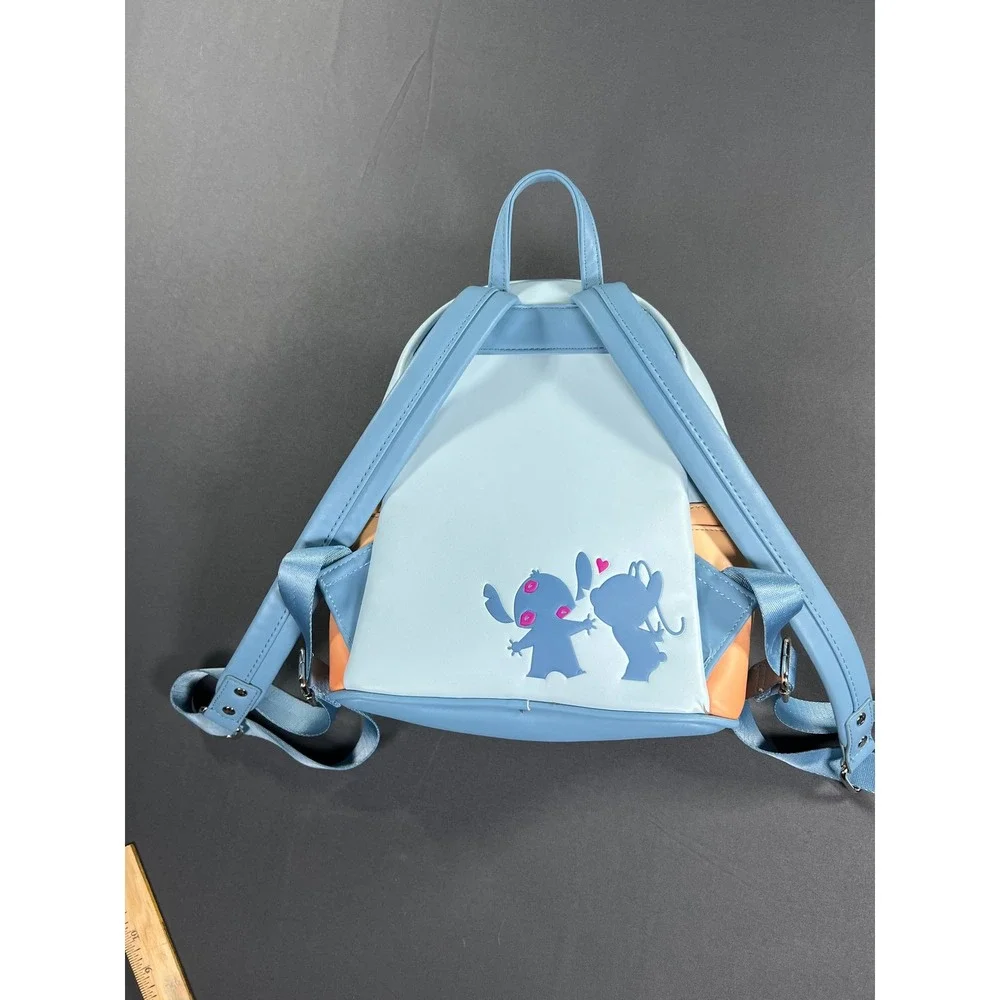 Loungefly Disney Lilo & Stitch Angel Shave‎ Ice Mini Backpack Blue Orange Sunset